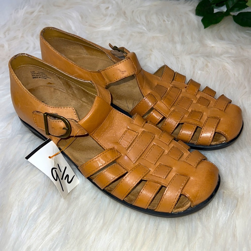 🎉HP🎉Array Leather Sandals